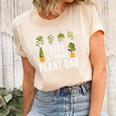 Gardening Stay At Home Plant Dad Idea Gift Women's Short Sleeve T-shirt Unisex Crewneck Soft Tee Natural