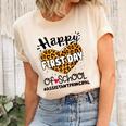 Happy First Day Of School Assistant Principal Back 100 Days  Unisex Crewneck Soft Tee Natural