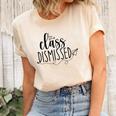I Love You All Class Dismissed Teacher Last Day Of School V4 Women's Short Sleeve T-shirt Unisex Crewneck Soft Tee Natural