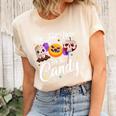 Kids Im Just Here For The Candy Halloween Cute Lollipop Sweets Women's Short Sleeve T-shirt Unisex Crewneck Soft Tee Natural Kids Im Just Here For The Candy Halloween Cute Lollipop Sweets Women's Short Sleeve T-shirt Unisex Crewneck Soft Tee Natural