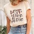 Love Like Jesus Christian God Lover Funny Words On Back V3 Unisex Crewneck Soft Tee Natural