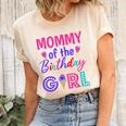 Mommy Of The Birthday Girl Mom Ice Cream First Birthday Unisex Crewneck Soft Tee Natural
