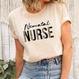 Nicu Nurse Neonatal Labor Intensive Care Unit Nurse Unisex Crewneck Soft Tee Natural