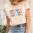 Somebodys Fine Ass Baby Mama Unisex Crewneck Soft Tee Natural