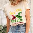 Womens Good Witch Bad Witch I Can Go Either Way Halloween Costume Unisex Crewneck Soft Tee Natural