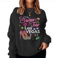 Las Vegas Sisters Trip 2022 Funny Sisters Trip High Heels V2 Women Crewneck Graphic Sweatshirt