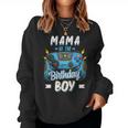 Mama Of The Birthday Boy Matching Family Video Gamer Party Women Crewneck Graphic Sweatshirt