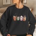 01-Christmaspng Women Crewneck Graphic Sweatshirt Gifts for Her