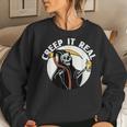 Creep It Real - Funny - Halloween  Women Crewneck Graphic Sweatshirt