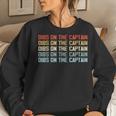 Captains Wife Dibs On The Captain Funny Boating Quote Women Crewneck Graphic Sweatshirt Gifts for Her