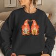 Fall Gnomes Couple Gift For You Women Crewneck Graphic Sweatshirt Gifts for Her
