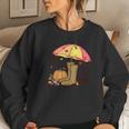 Fall Just A Girl Who Loves Fall Autumn Gifts Women Crewneck Graphic Sweatshirt Gifts for Her