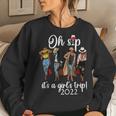 Girls Trip Oh Sip It’S A Girls Trip Wine Party  Women Crewneck Graphic Sweatshirt Gifts for Her