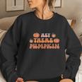 Hey There Pumpkin Fall Season Women Crewneck Graphic Sweatshirt Gifts for Her