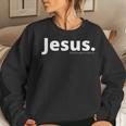 Jesus Period Women Crewneck Graphic Sweatshirt Gifts for Her