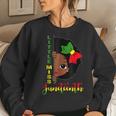 Little Miss Junenth Girl Toddler Black History Month Women Crewneck Graphic Sweatshirt Gifts for Her