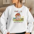 Gardener Home Is Where My Plants Are Plant Lover Women Crewneck Graphic Sweatshirt Gifts for Her