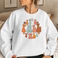 Retro Groovy Its Fall Yall Funny Women Crewneck Graphic Sweatshirt Gifts for Her
