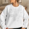 St Patricks Day Im Just Here For The Beer Drinking Gifts Women Crewneck Graphic Sweatshirt Gifts for Her