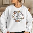 Wreath Fall Is Proof That Change Is Beautiful Women Crewneck Graphic Sweatshirt Gifts for Her