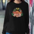 Boho Vintage Dream Flower And Butterfly Custom Women Crewneck Graphic Sweatshirt Funny Gifts
