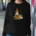 Fall Gnomes Oh My Gourd I Love Fall Women Crewneck Graphic Sweatshirt Personalized Gifts