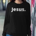 Jesus Period Women Crewneck Graphic Sweatshirt Personalized Gifts