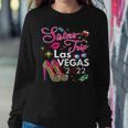 Las Vegas Sisters Trip 2022 Funny Sisters Trip High Heels V2 Women Crewneck Graphic Sweatshirt Personalized Gifts
