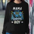 Mama Of The Birthday Boy Matching Family Video Gamer Party Women Crewneck Graphic Sweatshirt Personalized Gifts