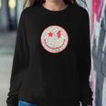 Retro Smiley Retro Vintage Custom V2 Women Crewneck Graphic Sweatshirt Funny Gifts