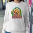 Boho Vintage Not A Hunger Cactus Retro Women Crewneck Graphic Sweatshirt Funny Gifts