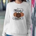 Hello Pumpkin Season Fall V2 Women Crewneck Graphic Sweatshirt Funny Gifts