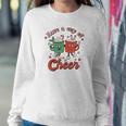 Retro Christmas Have A Cup Of Cheer Women Crewneck Graphic Sweatshirt Funny Gifts