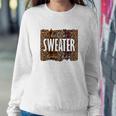 Vintage Autumn Hello Sweater Weather Women Crewneck Graphic Sweatshirt Funny Gifts