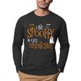 One Spooky 911 Dispatcher Halloween Funny Costume Men Graphic Long Sleeve T-shirt