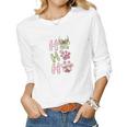 Retro Ho Ho Ho Paws Christmas Pet Lovers Christmas Women Graphic Long Sleeve T-shirt