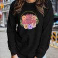 Boho Vintage Retro Vintage Be Happy Women Graphic Long Sleeve T-shirt Gifts for Her
