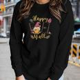 Fall Gnomes Happy Fall Yall Women Graphic Long Sleeve T-shirt Gifts for Her