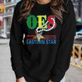 Oes Star Necklace Order Of The Eastern Star Mothers Day Women Graphic Long Sleeve T-shirt Gifts for Her Oes Star Necklace Order Of The Eastern Star Mothers Day Women Graphic Long Sleeve T-shirt Gifts for Her