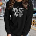 Strong Woman Turn All This Pain Into Power For Dark Colors V2 Women Graphic Long Sleeve T-shirt Gifts for Her