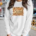 Boho Vintage Retro Vintage Good Vibes Women Graphic Long Sleeve T-shirt Gifts for Her