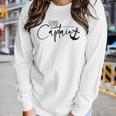 Dibs On The Captain Women Graphic Long Sleeve T-shirt Gifts for Her