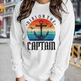 Funny Captain Wife Dibs On The Captain V11 Women Graphic Long Sleeve T-shirt Gifts for Her