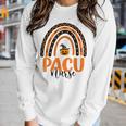 Scary Halloween Pacu Nurse Rainbow Post Anesthesia Care Unit Women Graphic Long Sleeve T-shirt Gifts for Her