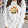 The Sweet Scent Of Fall Pumpkin Wreath Women Graphic Long Sleeve T-shirt Gifts for Her
