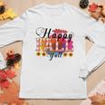 Happy Fall Yall Sunflowers Women Graphic Long Sleeve T-shirt
