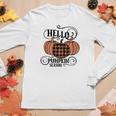Hello Pumpkin Season Fall V2 Women Graphic Long Sleeve T-shirt