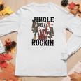 Christmas Skeleton Jingle Bell Rockin Women Graphic Long Sleeve T-shirt Funny Gifts