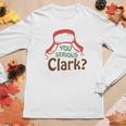 Retro Christmas You Serious Clark Women Graphic Long Sleeve T-shirt Funny Gifts