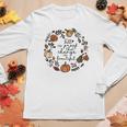 Wreath Fall Is Proof That Change Is Beautiful Women Graphic Long Sleeve T-shirt Funny Gifts